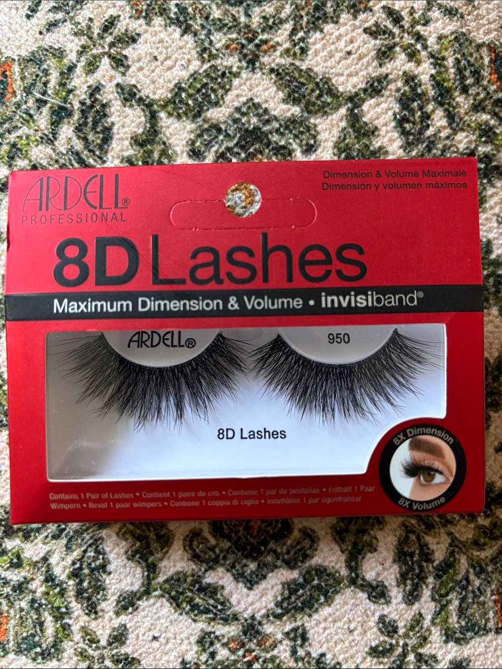 ARDELL PROFESSIONAL EYELASHES (8D Lashes). Maximum Dimension & Volume. Invisiban